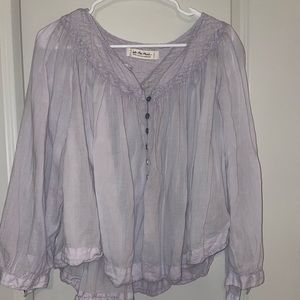 We The Free periwinkle tunic